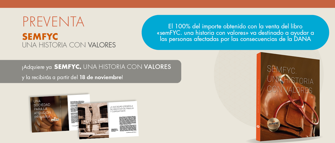 La semFYC lanza una preventa solidaria de su libro para apoyar a las personas afectadas por la DANA