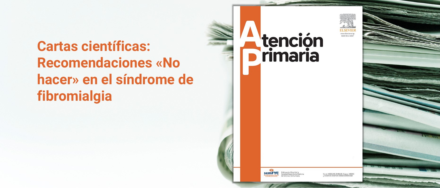 Carta en Atención Primaria: Recomendaciones «No hacer» en el manejo del síndrome de fibromialgia: un avance hacia una atención centrada en el paciente