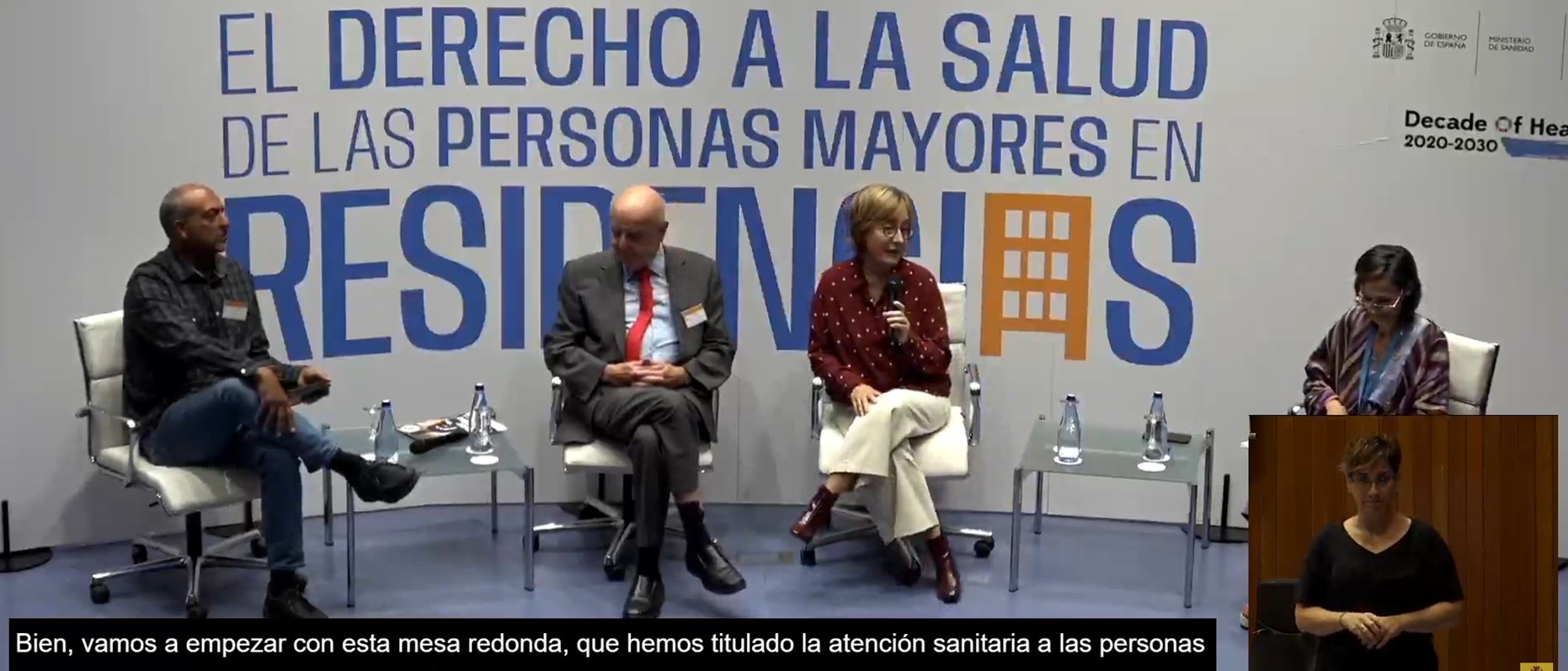 Susana Aldecoa destaca la necesidad de reforzar la coordinación sanitaria en residencias para impulsar el Envejecimiento Saludable