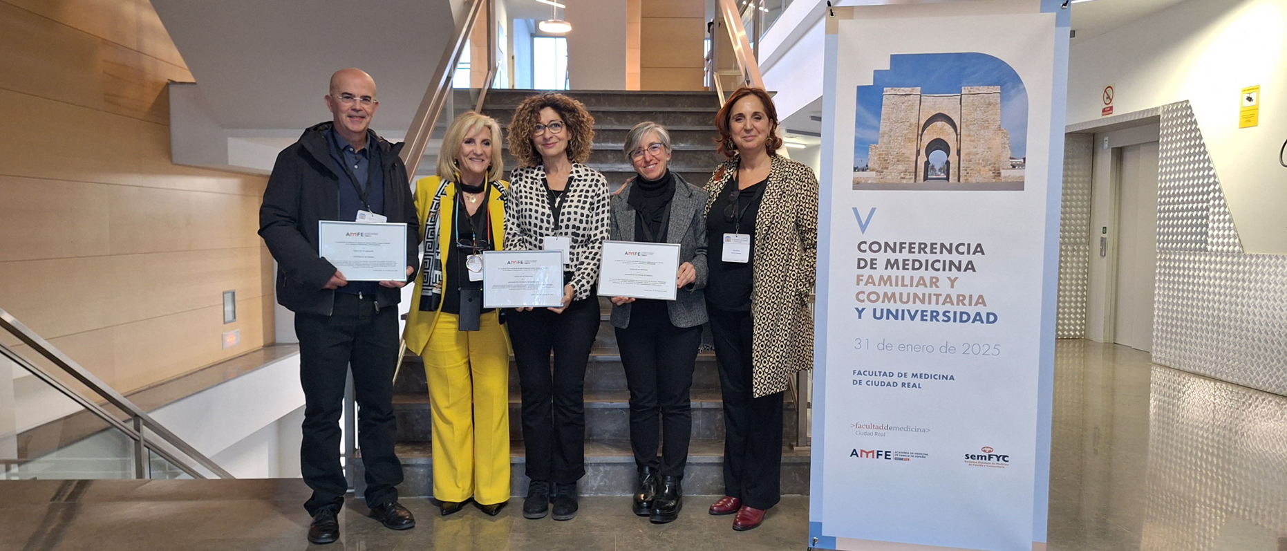 AMFE reconoce con Premios y Accésits a seis universidades españolas por su implicación con la especialidad
