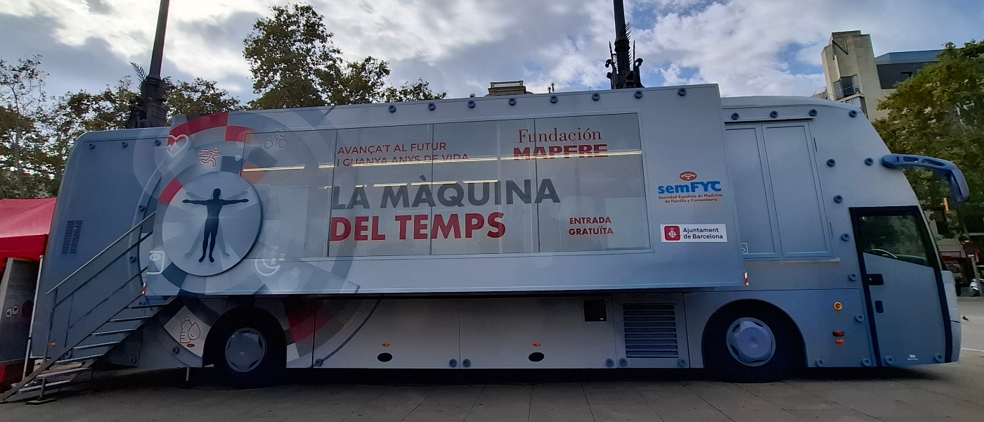 La Máquina del Tiempo: la campaña de salud recorre Cataluña