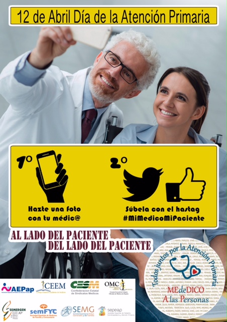 #MiMédicoMiPaciente: El 12 de abril celebramos el Día de la Atención Primaria