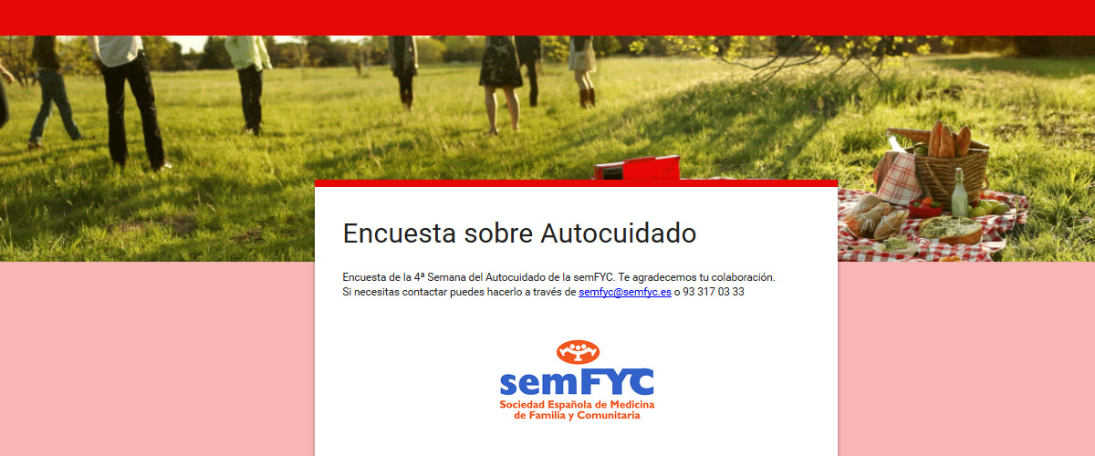 Ya puedes participar en la 4ª Semana del Autocuidado realizando la encuesta