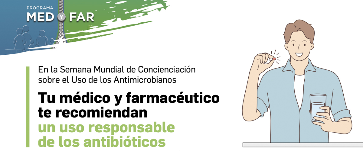 Médicos y farmacéuticos elaboran un documento con recomendaciones para el buen uso de antibióticos