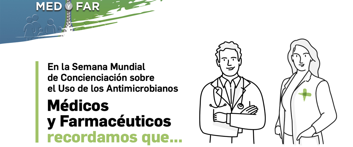 Un documento infográfico que recuerda a los médicos cómo ha de ser el buen uso de antibióticos