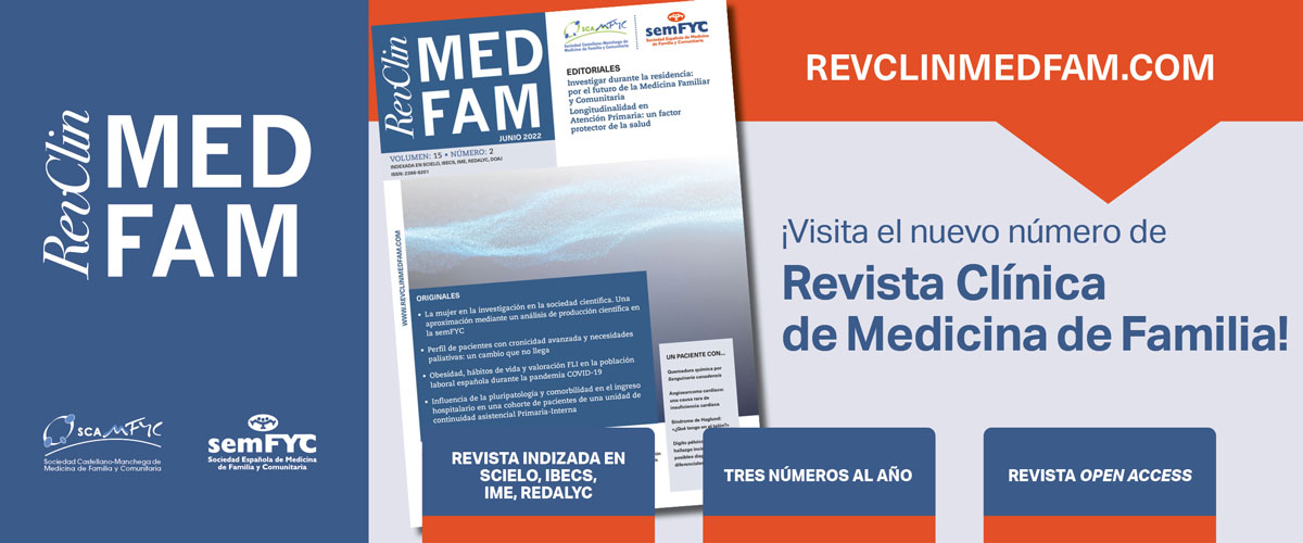 Esto es lo más interesante que vas a encontrar en el número de junio de Revista Clínica de Medicina de Familia