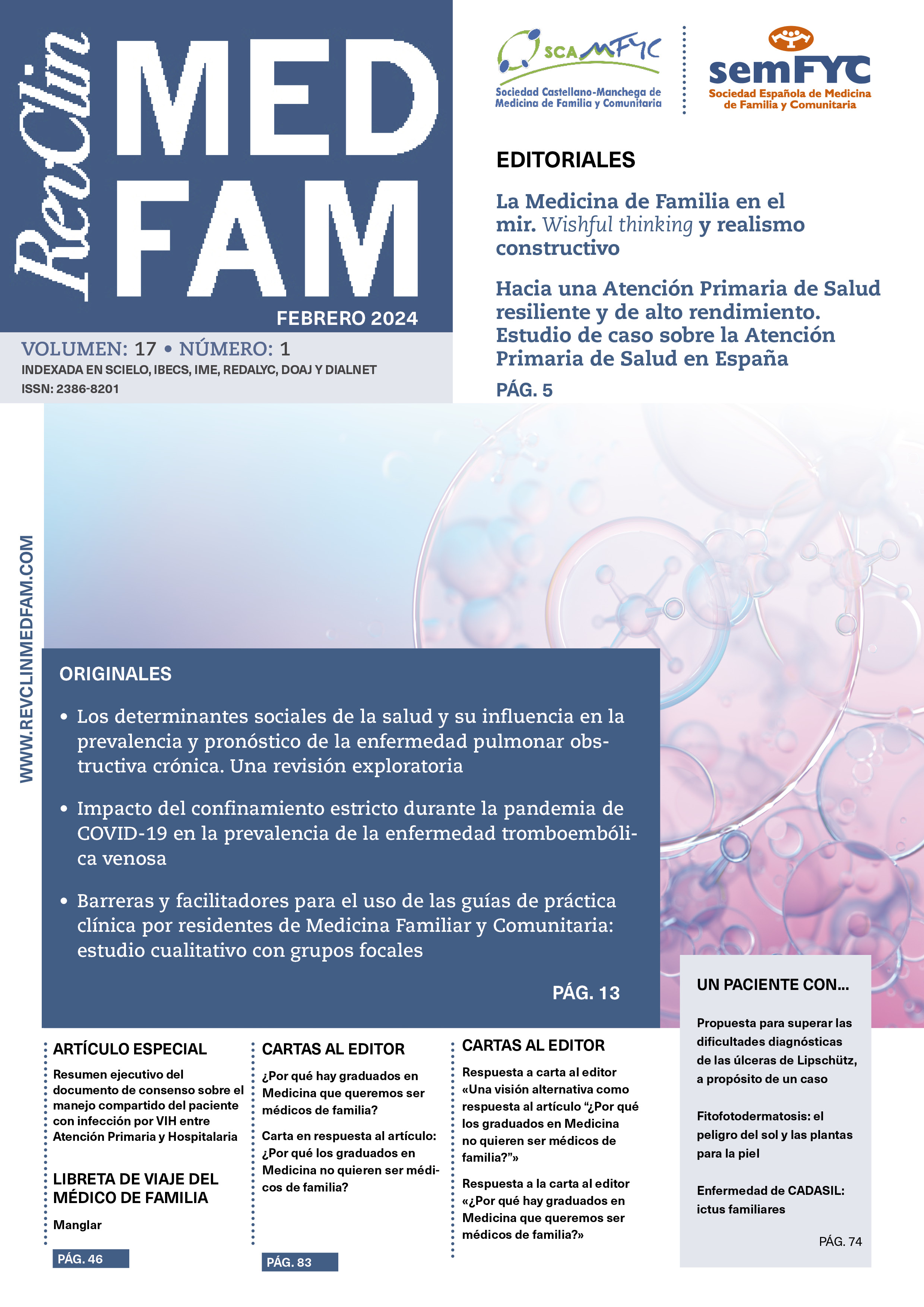 Revista Clínica de Medicina de Familia, volumen 17. Febrer 2024