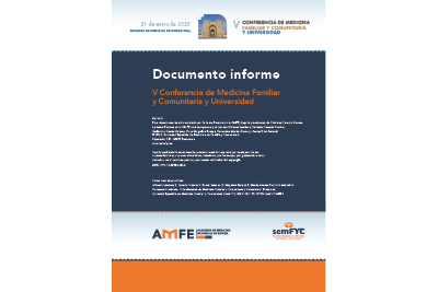 Documento informe. V Conferencia de Medicina Familiar y Comunitaria y Universidad